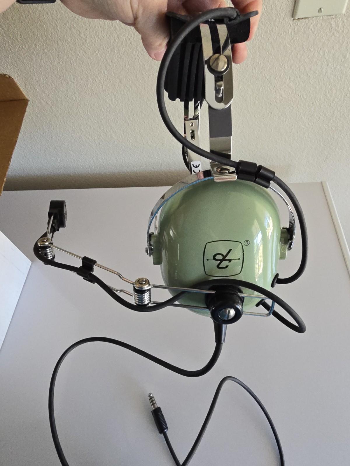 David Clark Headset Model H7030 Aviation Headset with Microphone