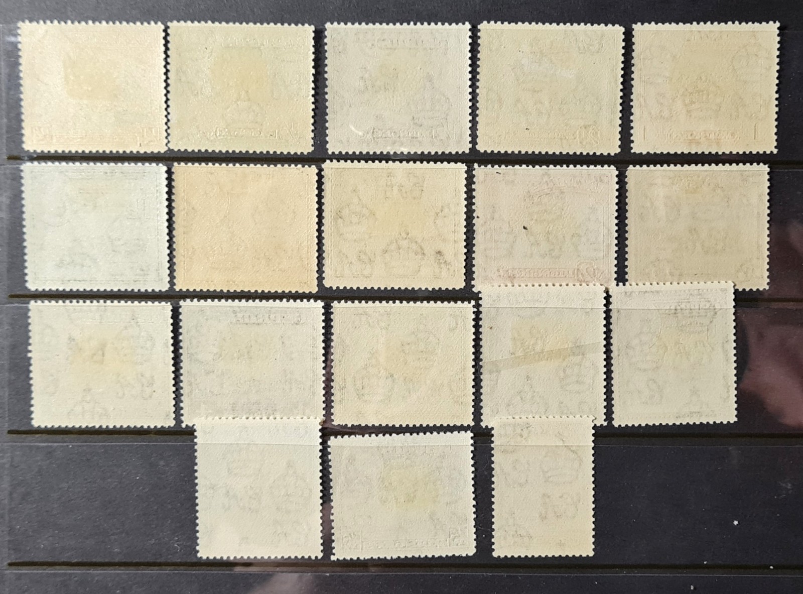 Cyprus 1938 George Vl sg151-162 Clean Fresh LMM - MM As Pictures.