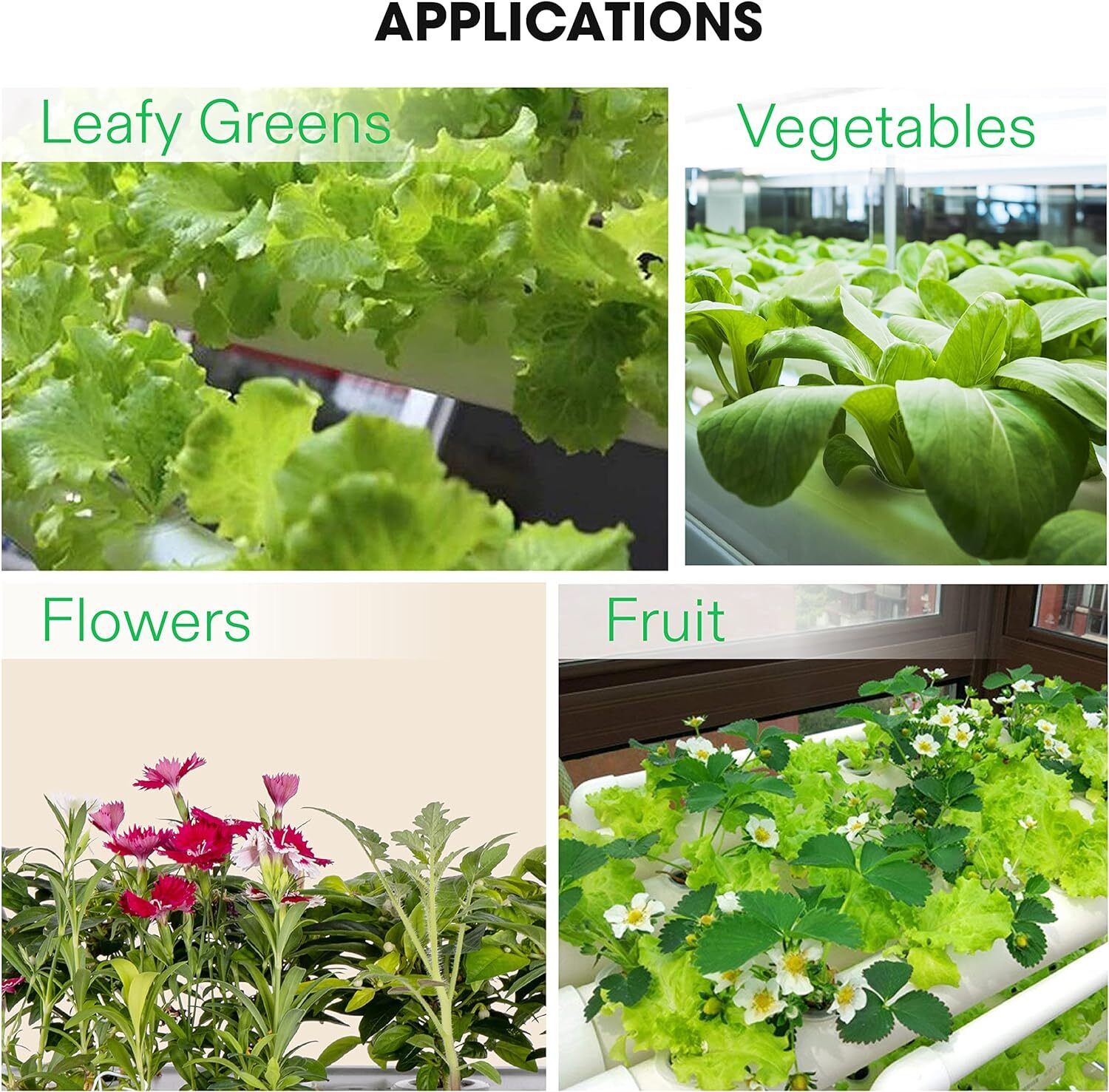 108 Planting Sites Hydroponic Grow Kit System Water Pump & Timer 3 Layer 12 Pipe