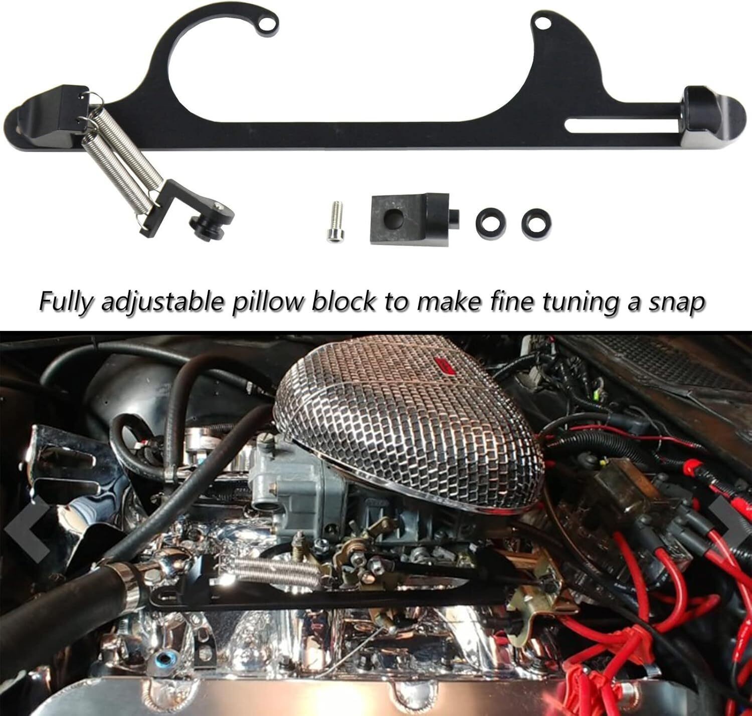 Throttle Cable Carb Bracket Carburetor 350 for Holley Aluminum 4150 4160 Series