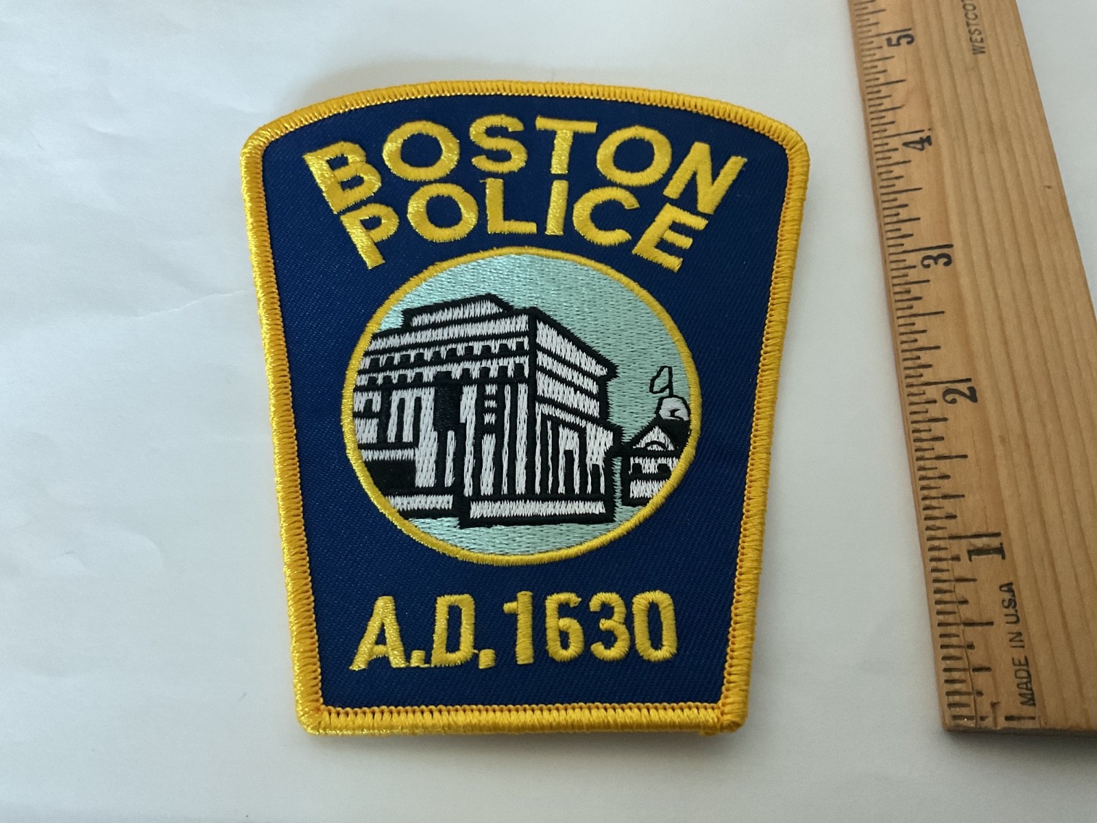 Boston  Police Massachusetts  collectible patches New Current Style Full Size.