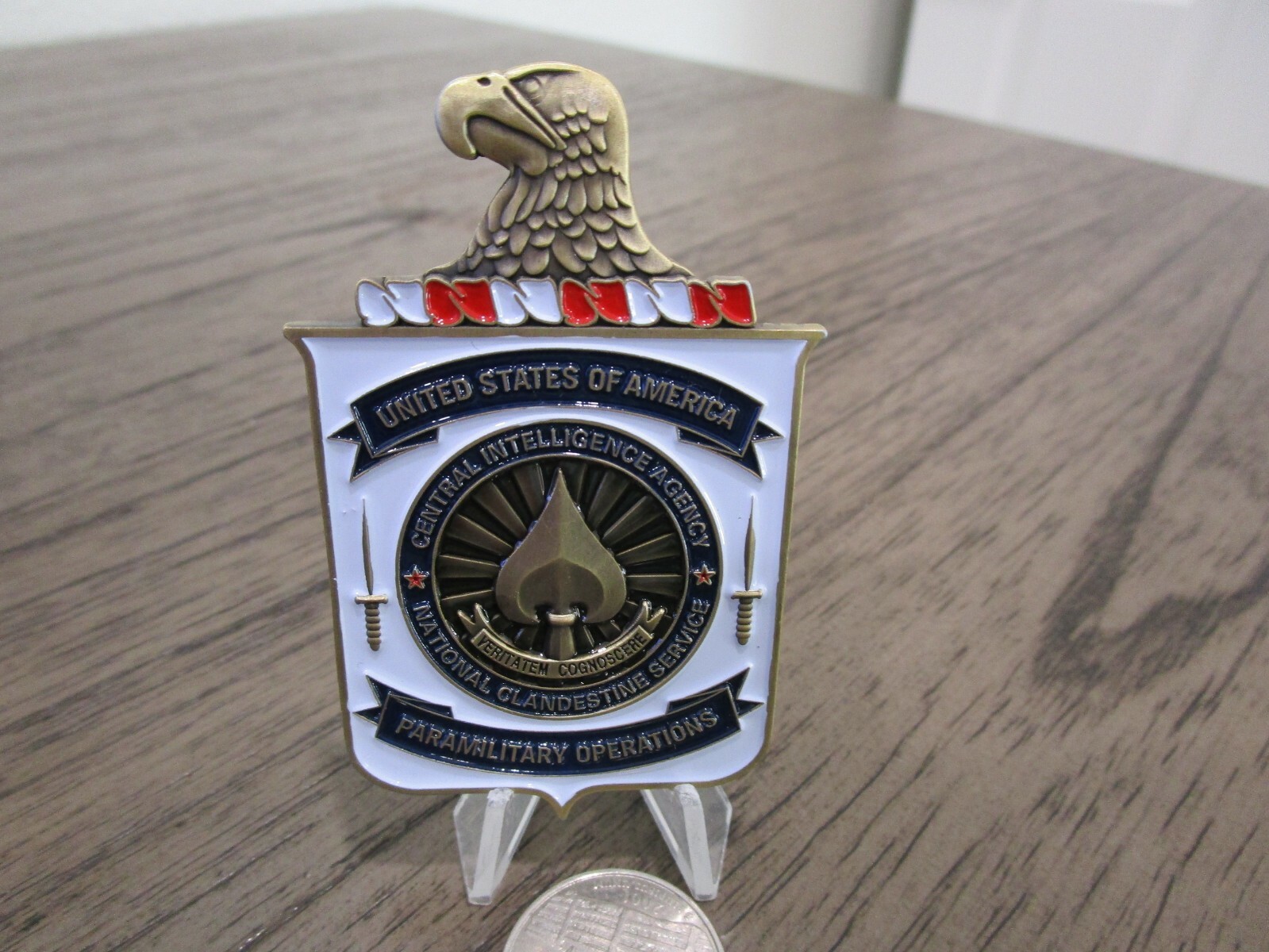 Central Intelligence Agency HUMINT Clandestine Paramilitary CIA Challenge Coin