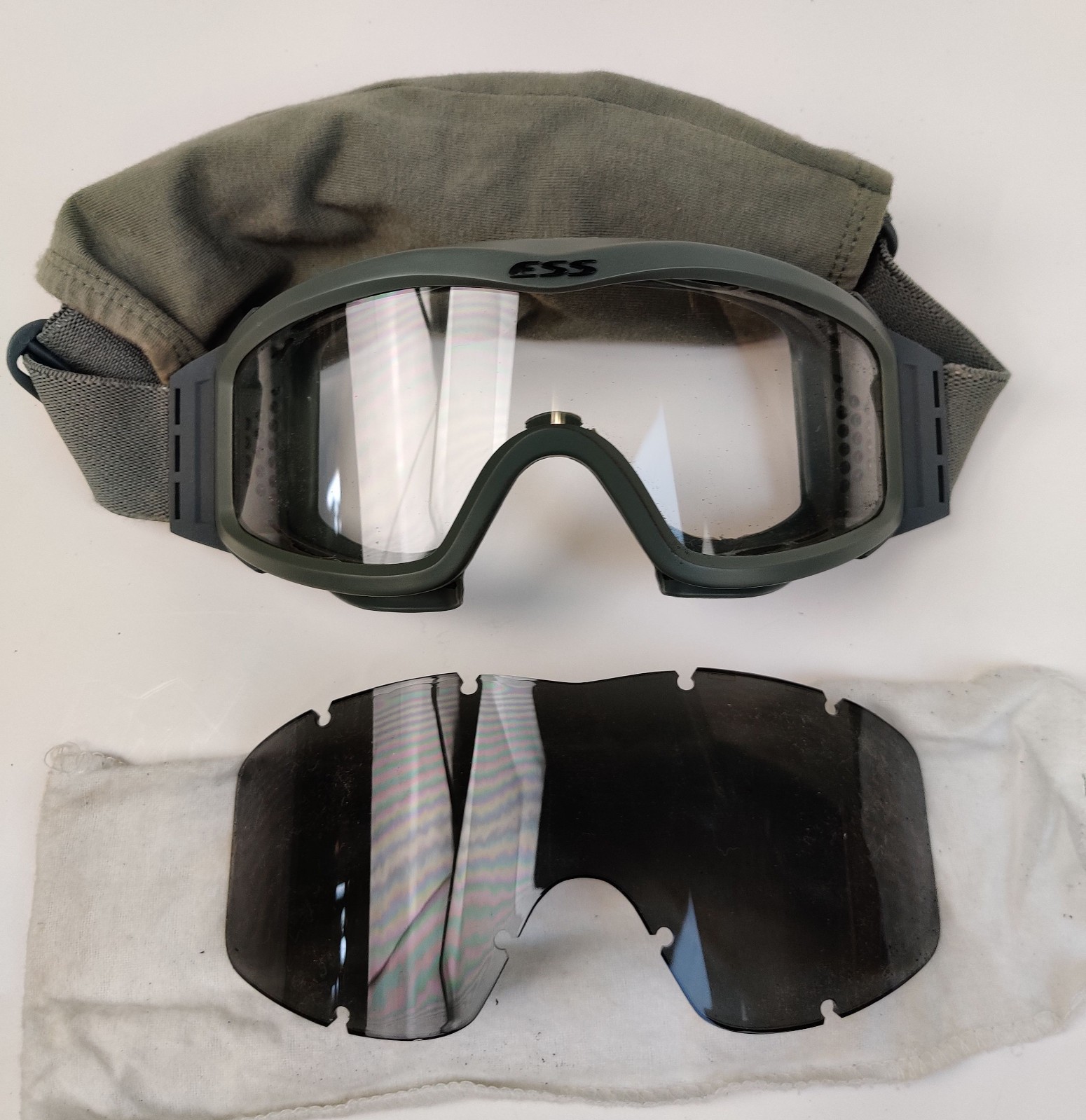 Authentic ESS Series Goggles NVG Foliage Green