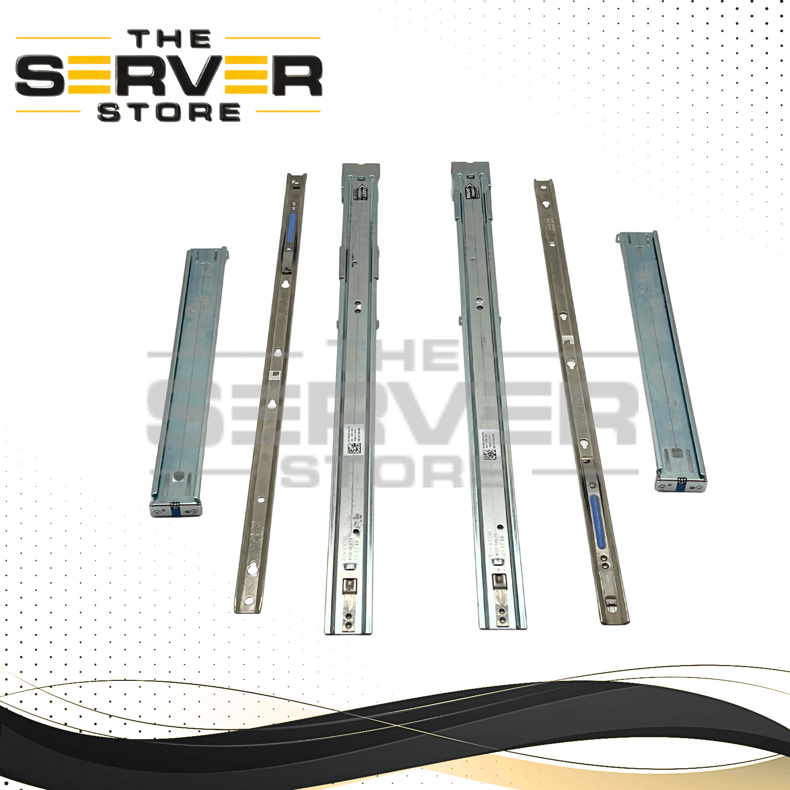 Dell A4 1U Static 2/4 post Rail Kit for PowerEdge / PowerVault 0C597M C597M