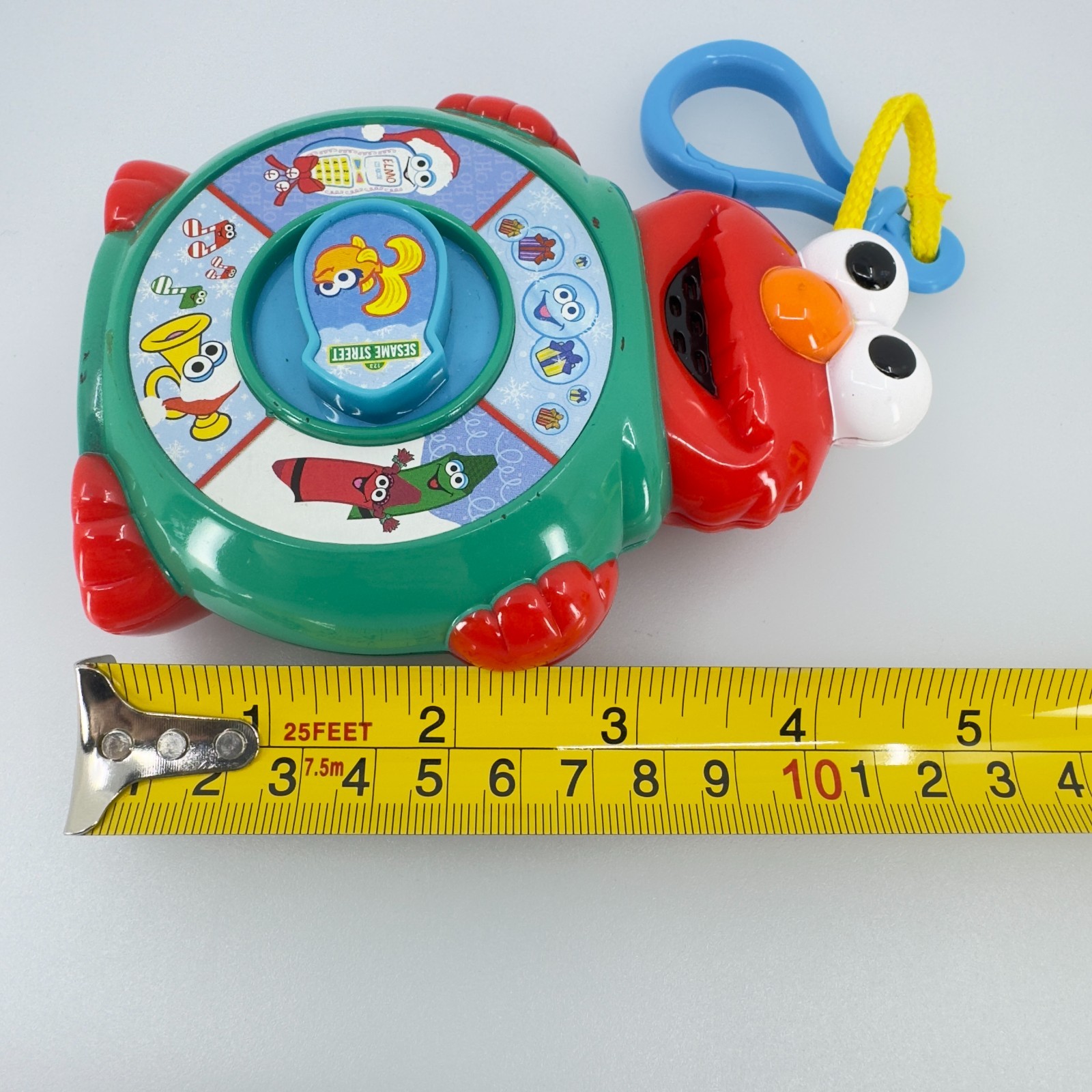 Vintage 2004 See 'N Say Junior Sesame Street ELMO Clip Toy Mattel Sound Works