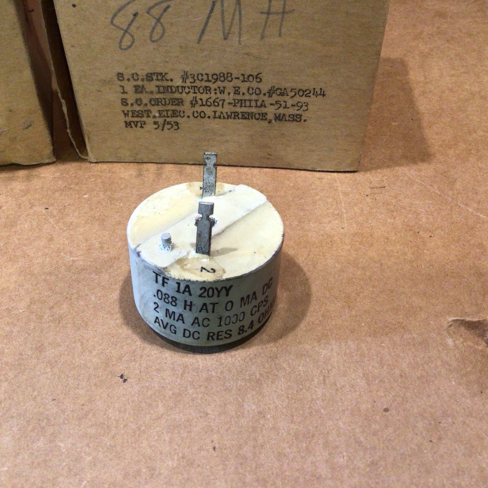 Western Electric GA-50764 Transformer & (2) GA50244 Inductors – LoFi Audio/DIY