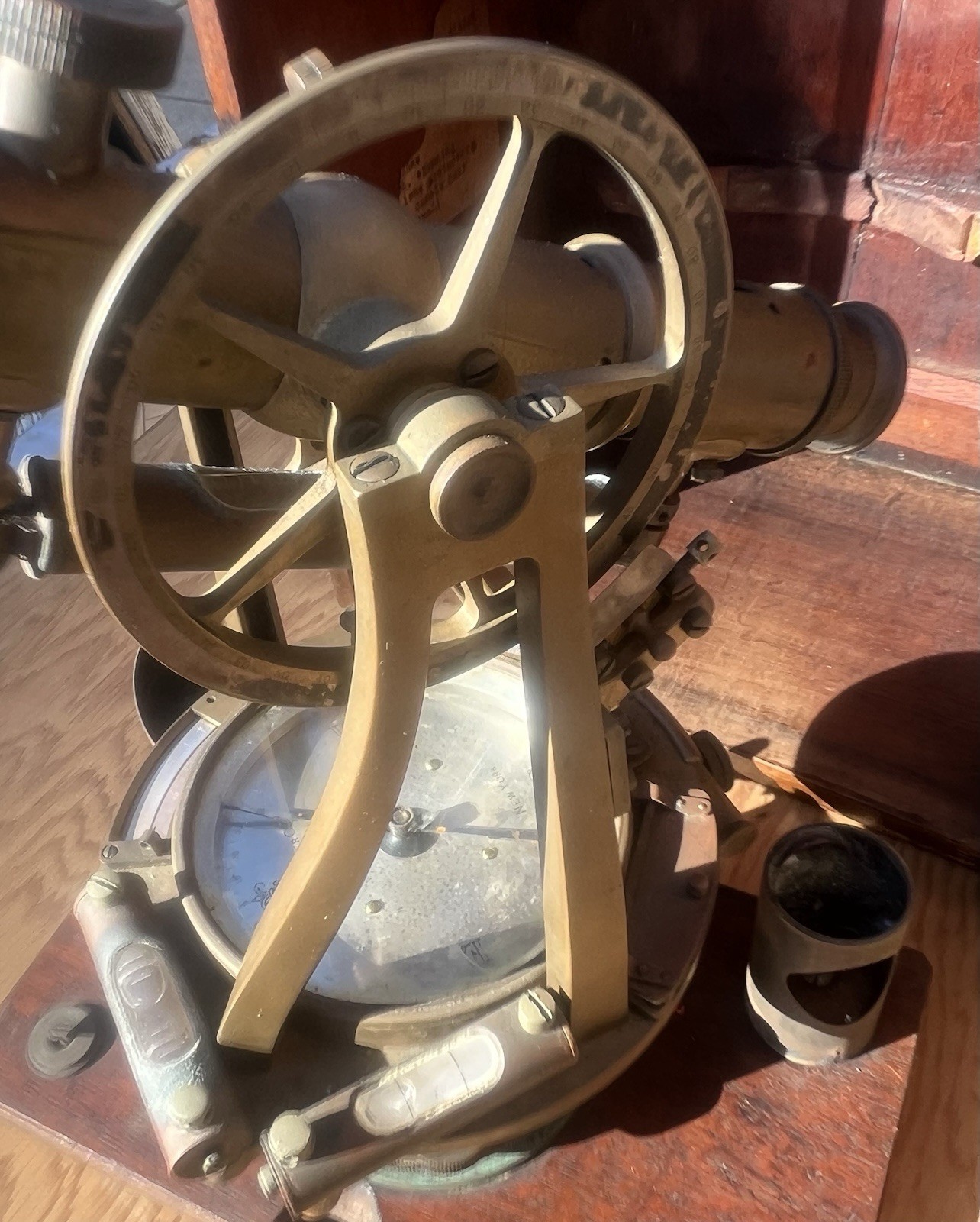 RARE Keuffel & Esser Co. EARLY 1900s Twisted-Frame Surveying Transit Antique