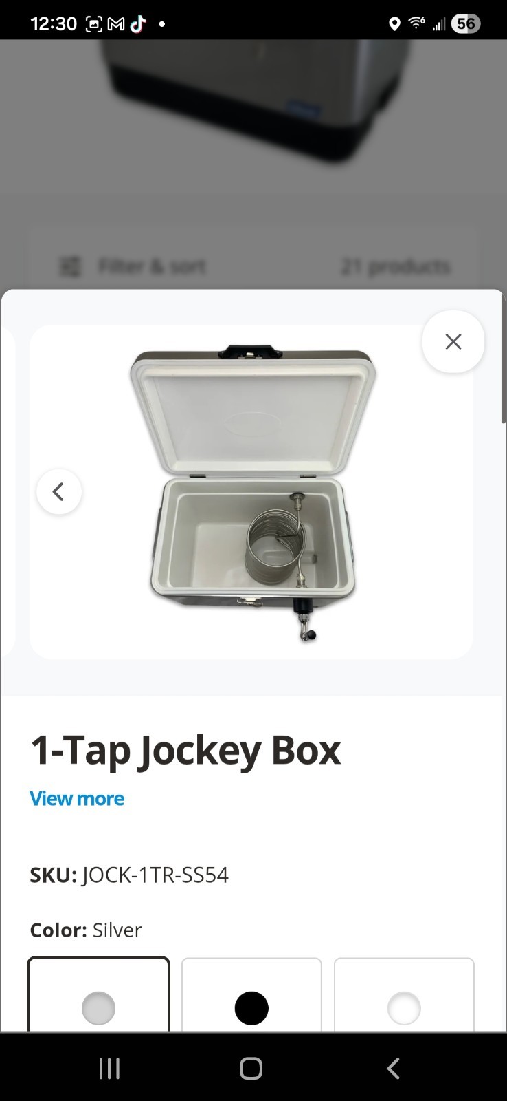 1-Tap Jockey Box Cold Break