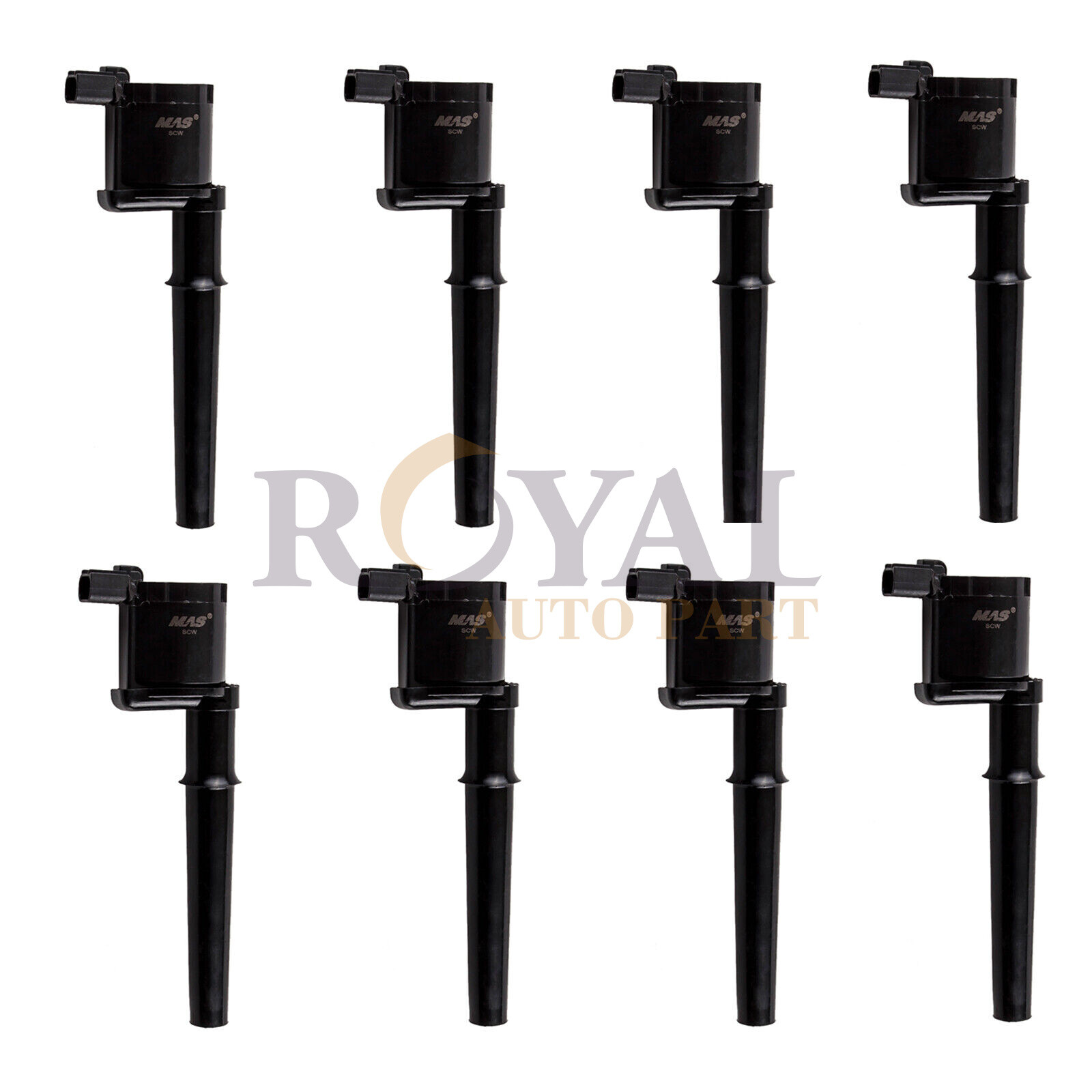 Set of 8 Ignition Coil & Motorcraft Spark Plugs SP493 for Ford Lincoln Navigator
