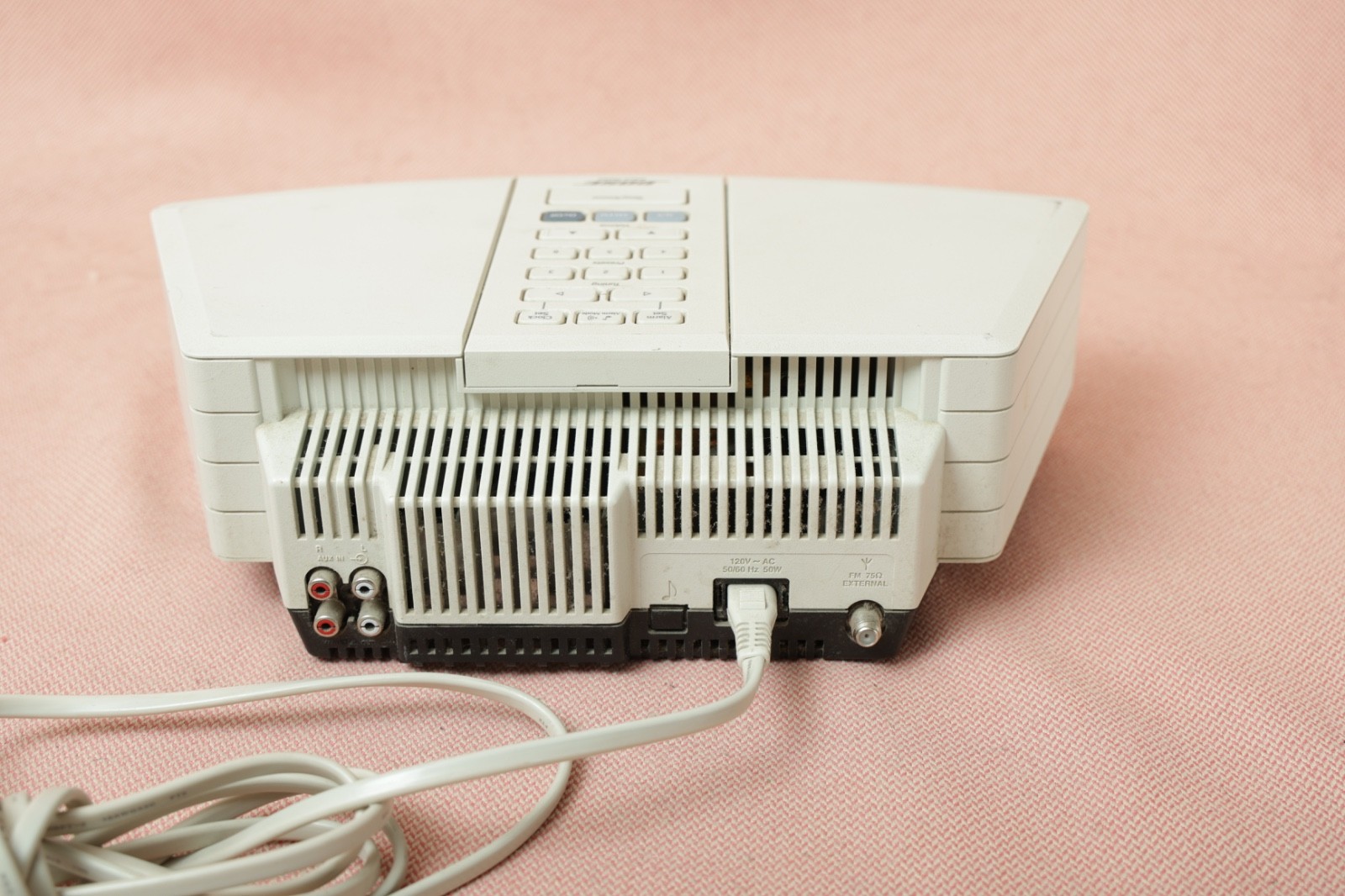 Bose AWR1-W1 Wave Radio Alarm Clock Radio with Power Cable