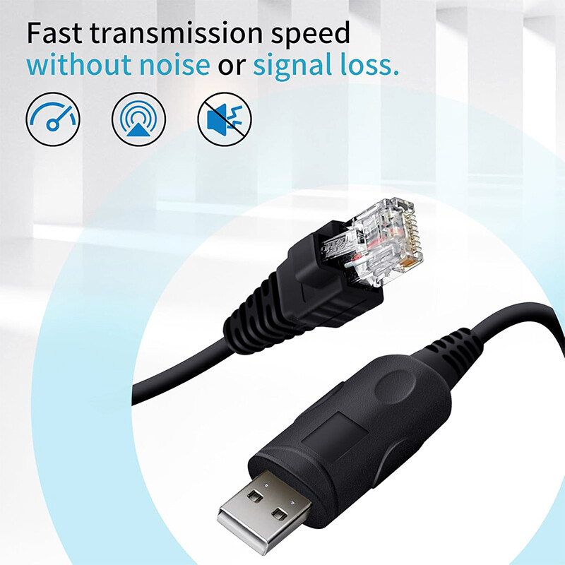 USB Programming Cable For Kenwood TK-7102H TK-7102K TK-7102M TK-8102H Radio