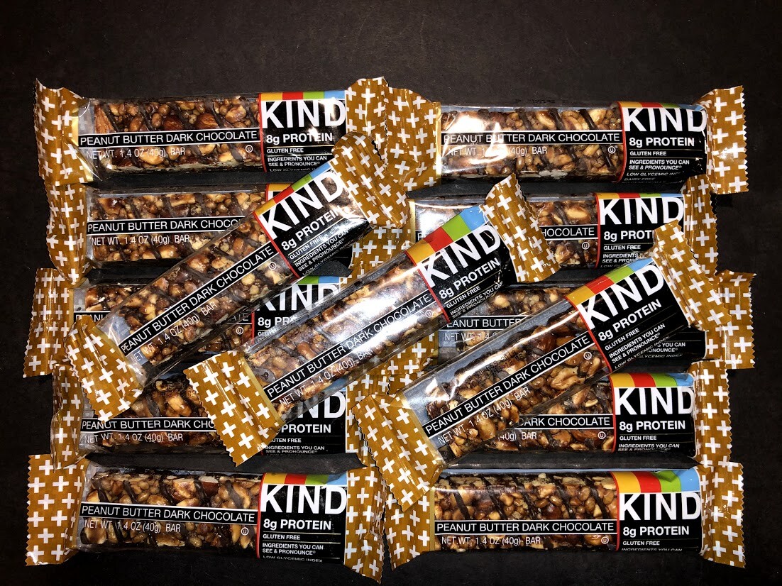 50 ASSORTED FLAVOR NUTS AND SEA SALT PLUS NUT+SEED KIND BARS- 3-8g Protein -