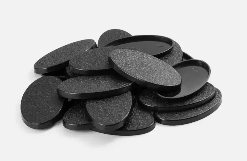 45x75mm Oval Bases For Warhammer 40k & AoS Games Workshop Bitz