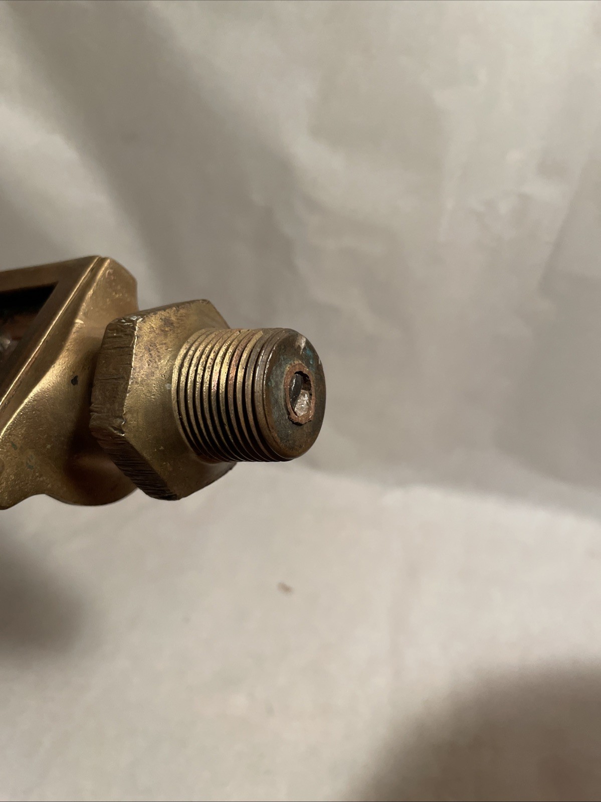 TAGLIABUE MFG CO. ANTIQUE BRASS STEAM THERMOMETER GAUGE NEW YORK VINTAGE