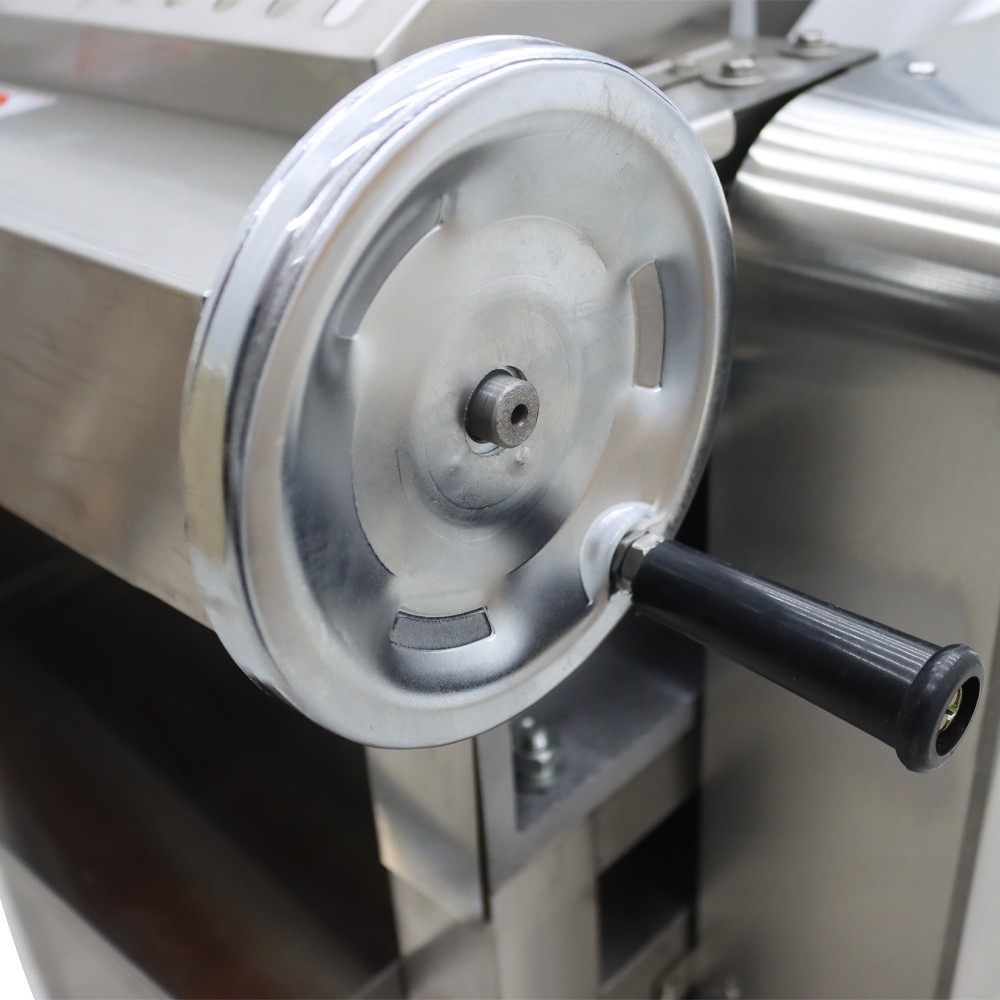 11.8" Commercial High-speed Press Dough Machine 150Kg/h Thickness Adjustable 3HP