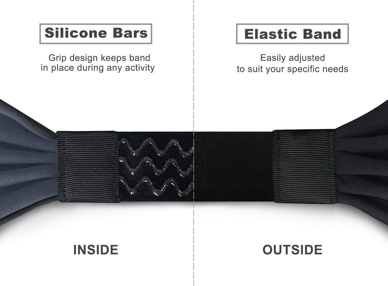 Workout Fitness Headbands for Women Men Wide Hair Band Non-Slip Sport Head Bands