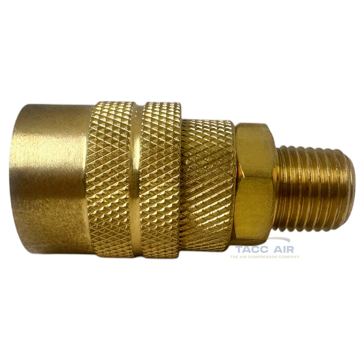 2 PC Industrial M style Air Compressor Quick Connect Coupler 1/4" NPT Male Brass