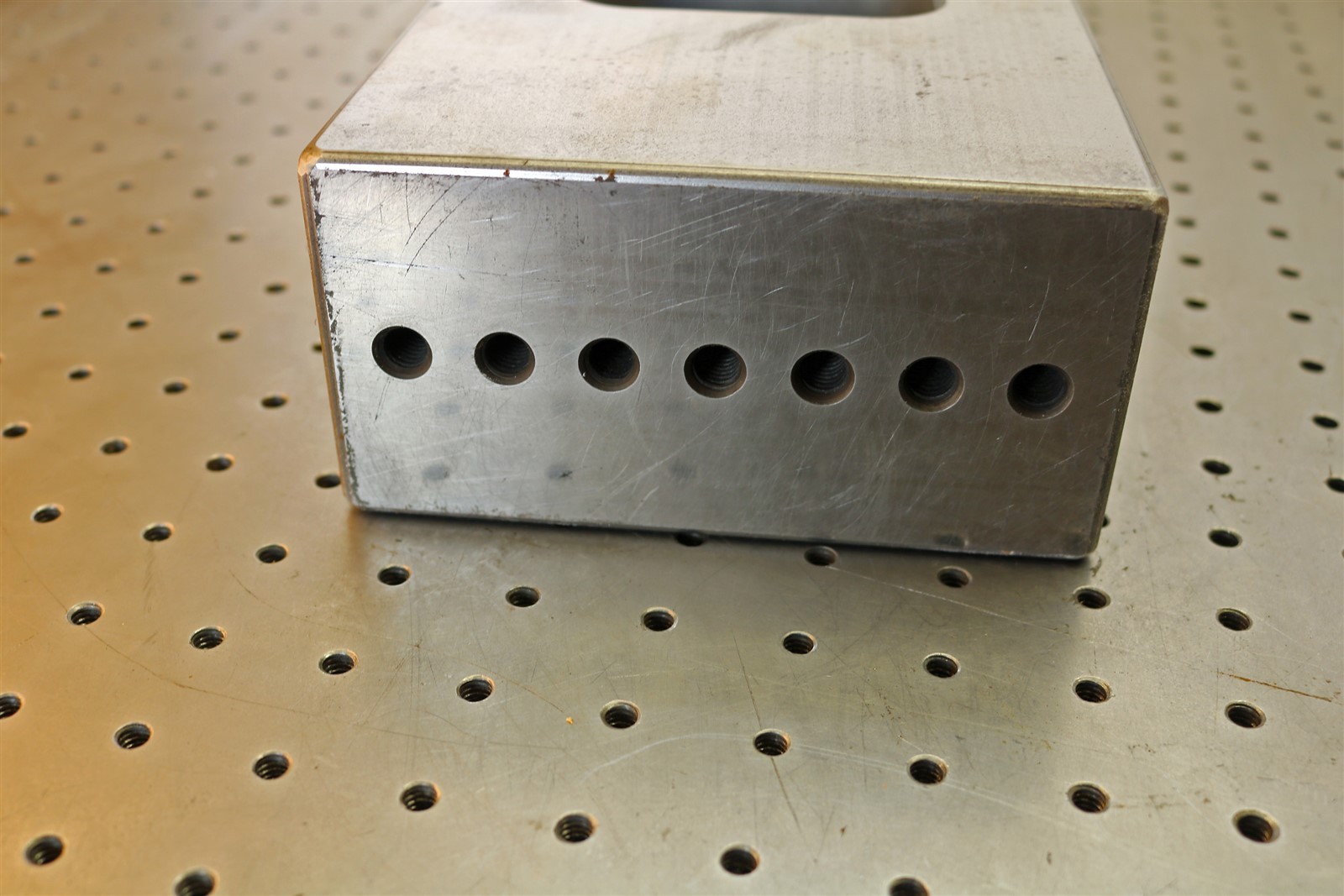 Jumbo Toolmaker Made 29 Lbs. Block, Fixture, Hardened & Ground - - E2868