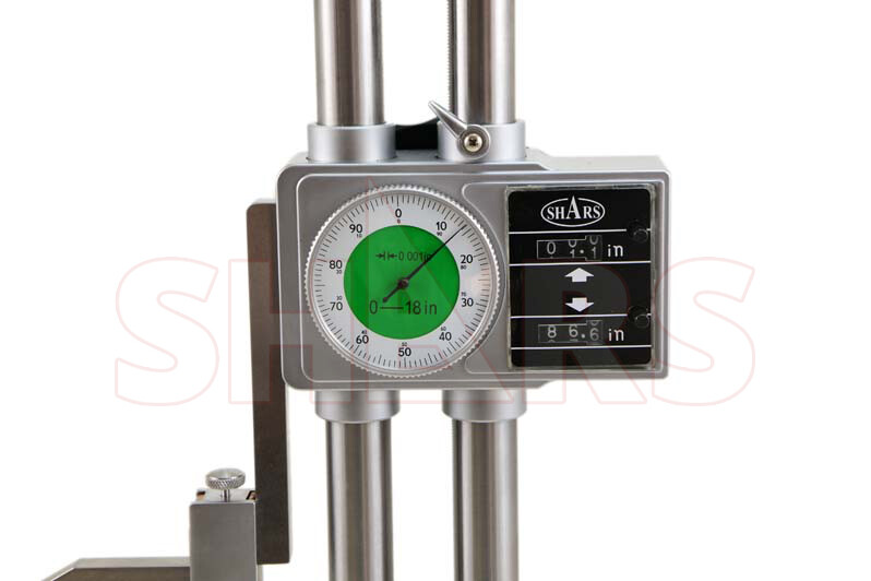 PRECISION DOUBLE DUAL BEAM 18" DIAL HEIGHT GAGE .001" R]