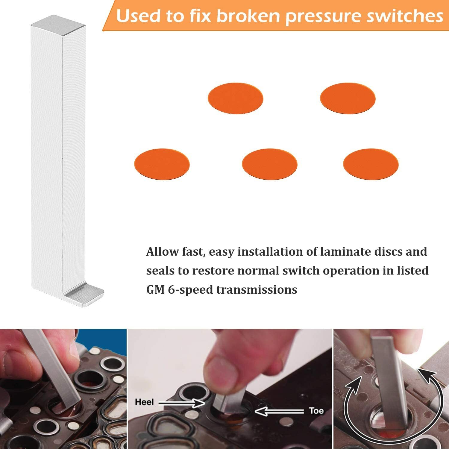 124740-TL30 Pressure Switch Rebuild Tool for GM 6L45 6L50 6L80 6L90 6T70 6T75