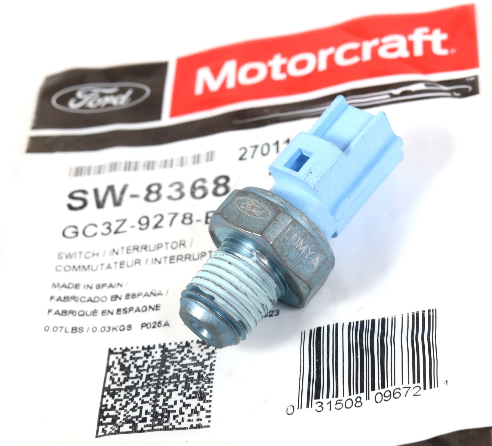 Genuine Motorcraft SW-8368 Engine Oil Pressure Sensor 2011-2019 6.7L Powerstroke