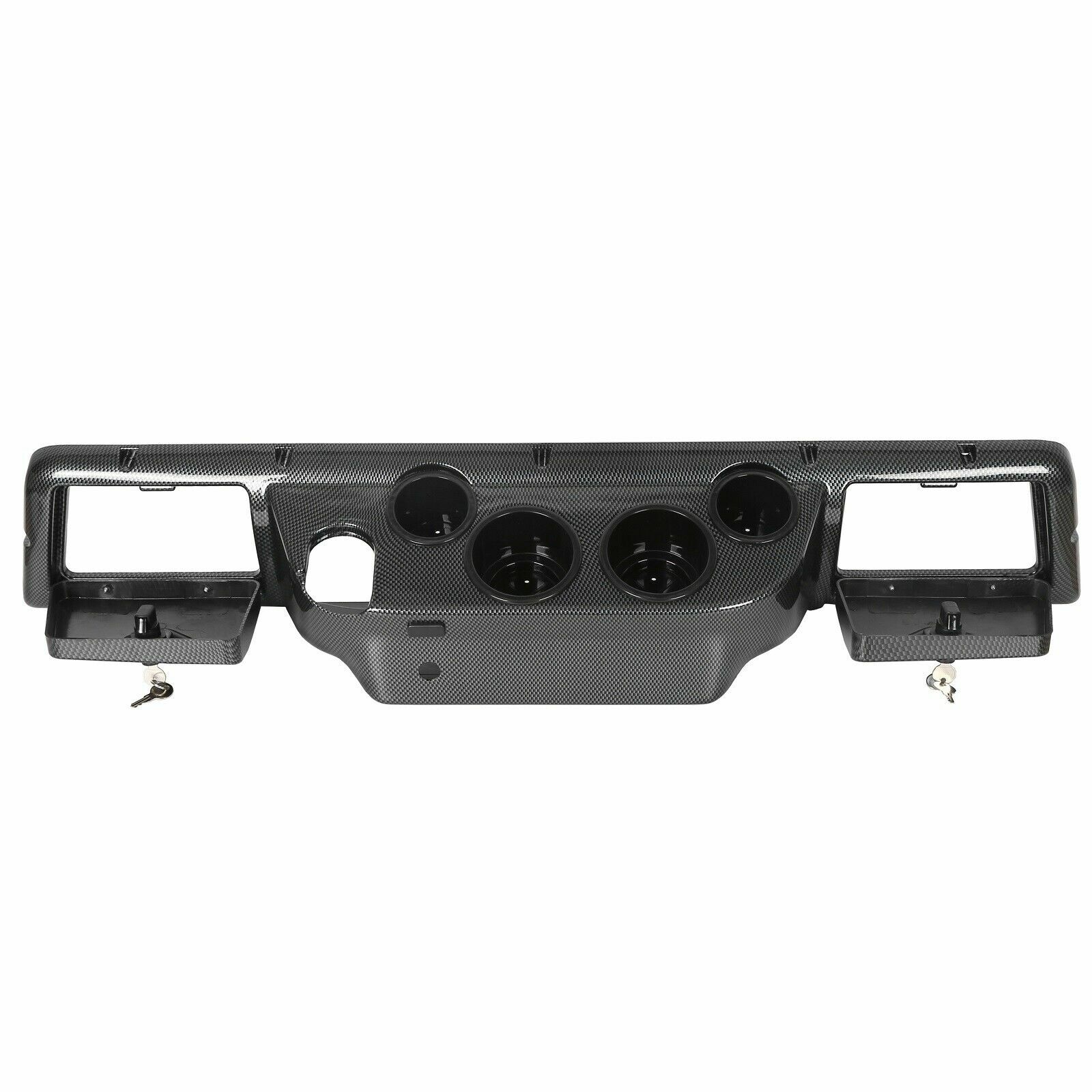 For 1982-Up Club Car DS Golf Cart Carbon Style Dash Board DashBoard Cover