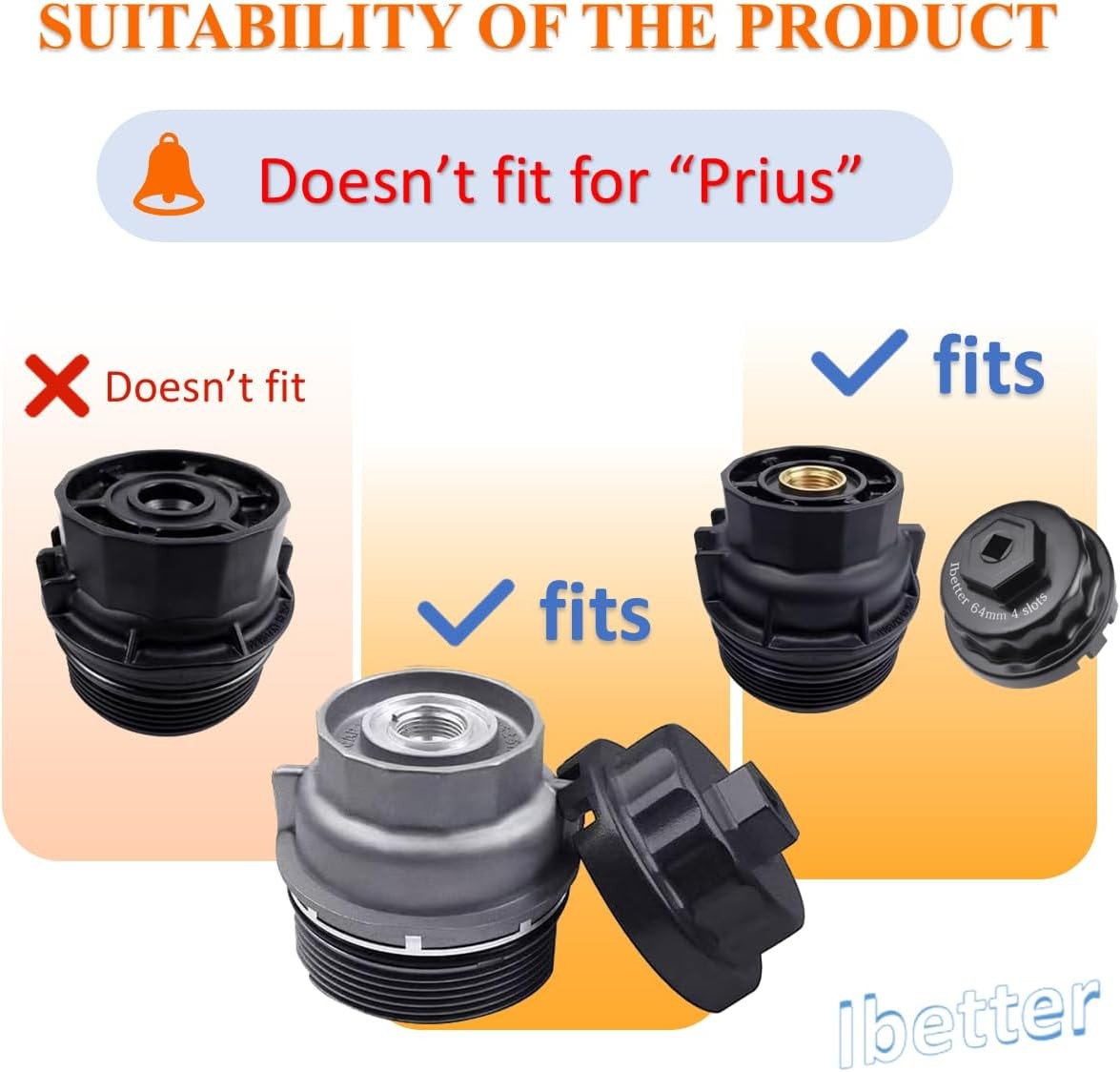 Heavy Duty Oil Filter Wrench for Toyota,Lexus,RAV4,Camry,Tundra,Highlander,Sienn