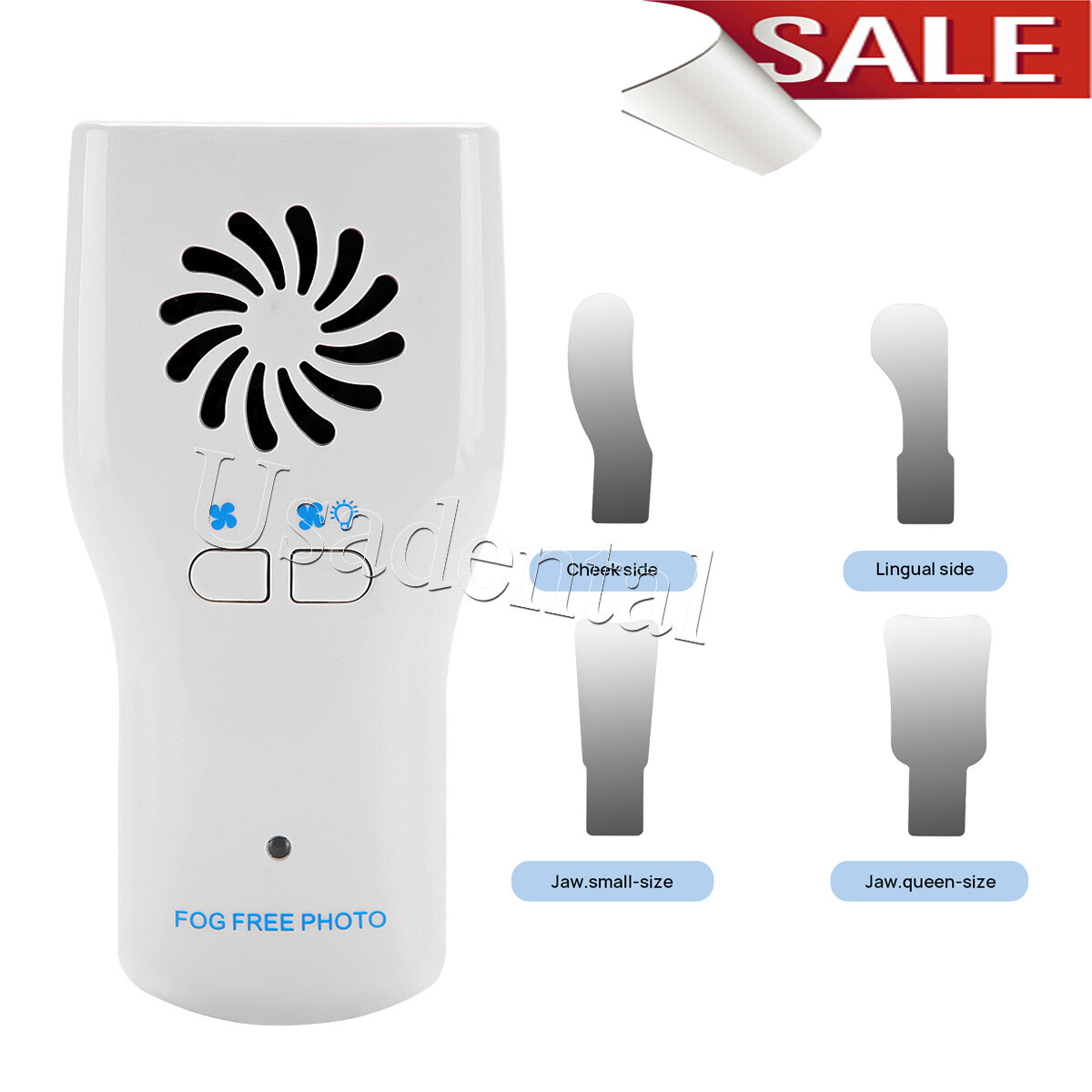 Dental LED Automatic Anti-fog Mirrors Oral Photography Reflector Glass Defog