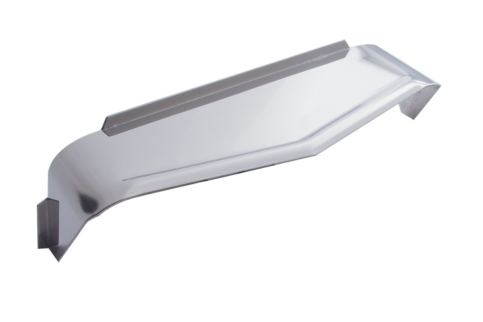 United Pacific 10473 Visor 5” x 7” Rectangular Headlight, Ribbed Lip - 1  Unit