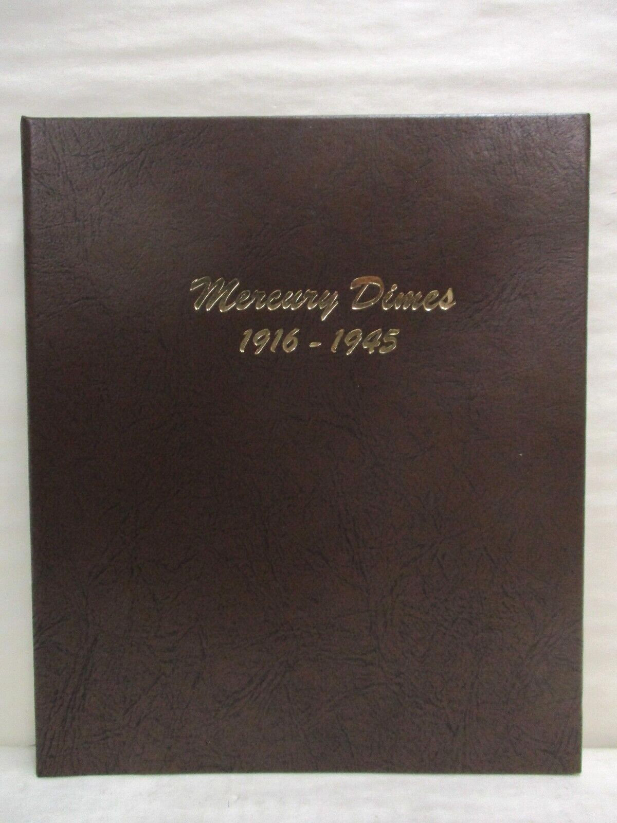 Dansco Coin Album #7123 Mercury Dimes 1916-1945 No Proofs 2-Page Album