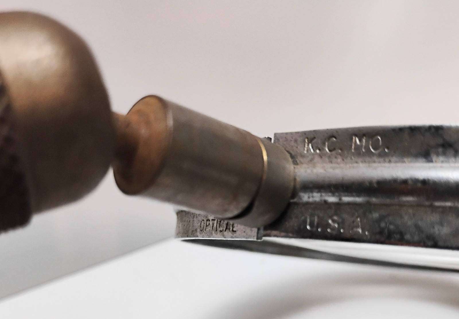 VTG Donegan Opticals Model 101D Table Magnifying Gooseneck Glass w/ Iron Base