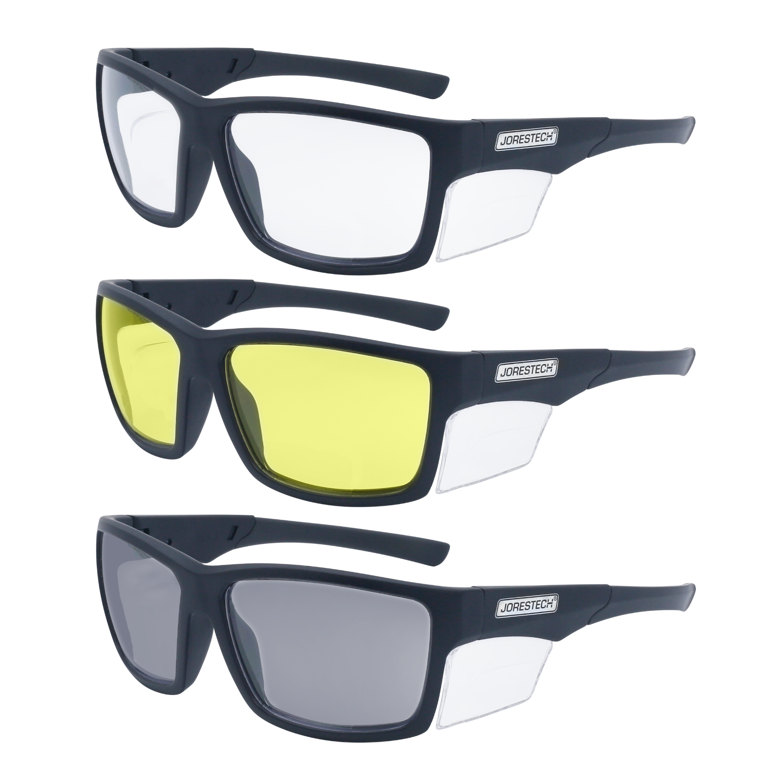 Safety Glasses Side Shields with Black Frame Z87+ LS-561 Jorestech