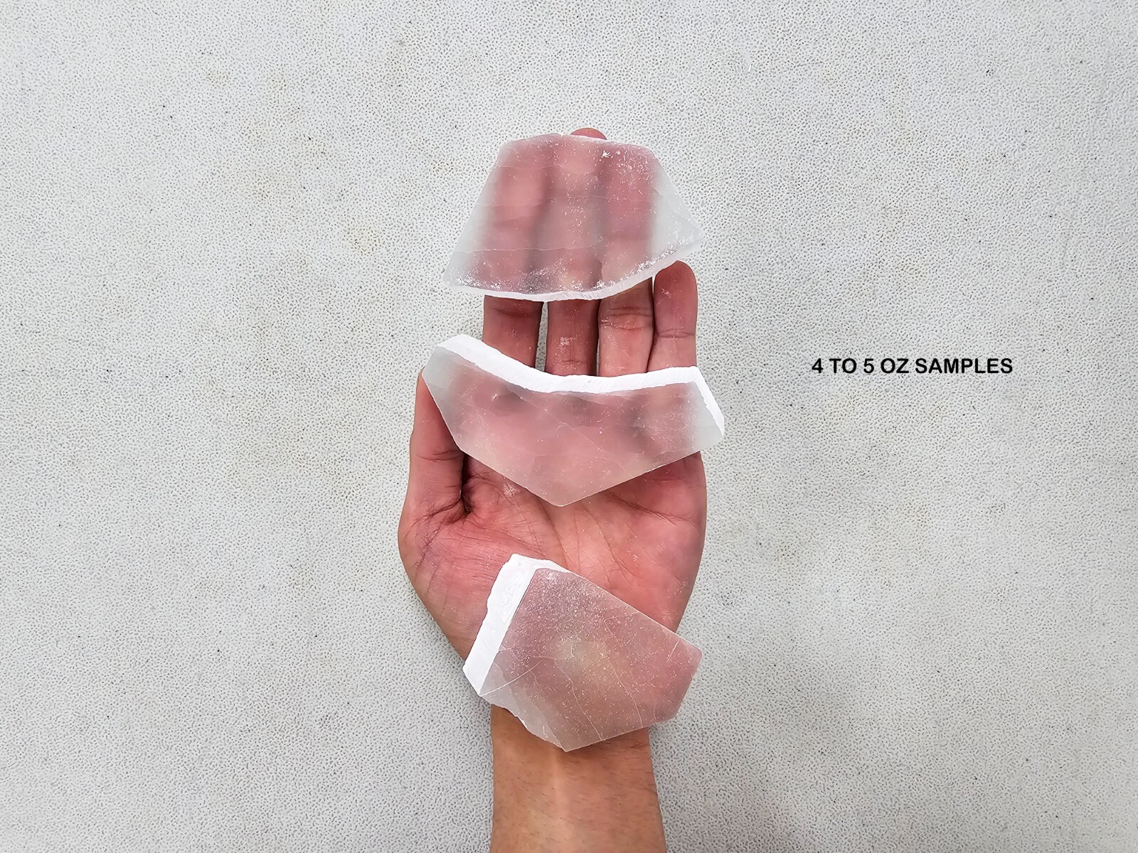 Ulexite TV Rock Slabs Optical Clear Crystals Television Stone Natural Spiritual