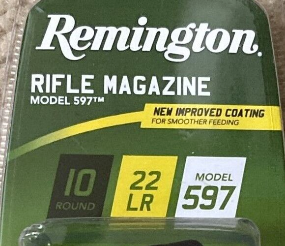 Remington 597 Magazine 22 LR 10 Rounds - Metal w/Black Anti-Friction Coating OEM