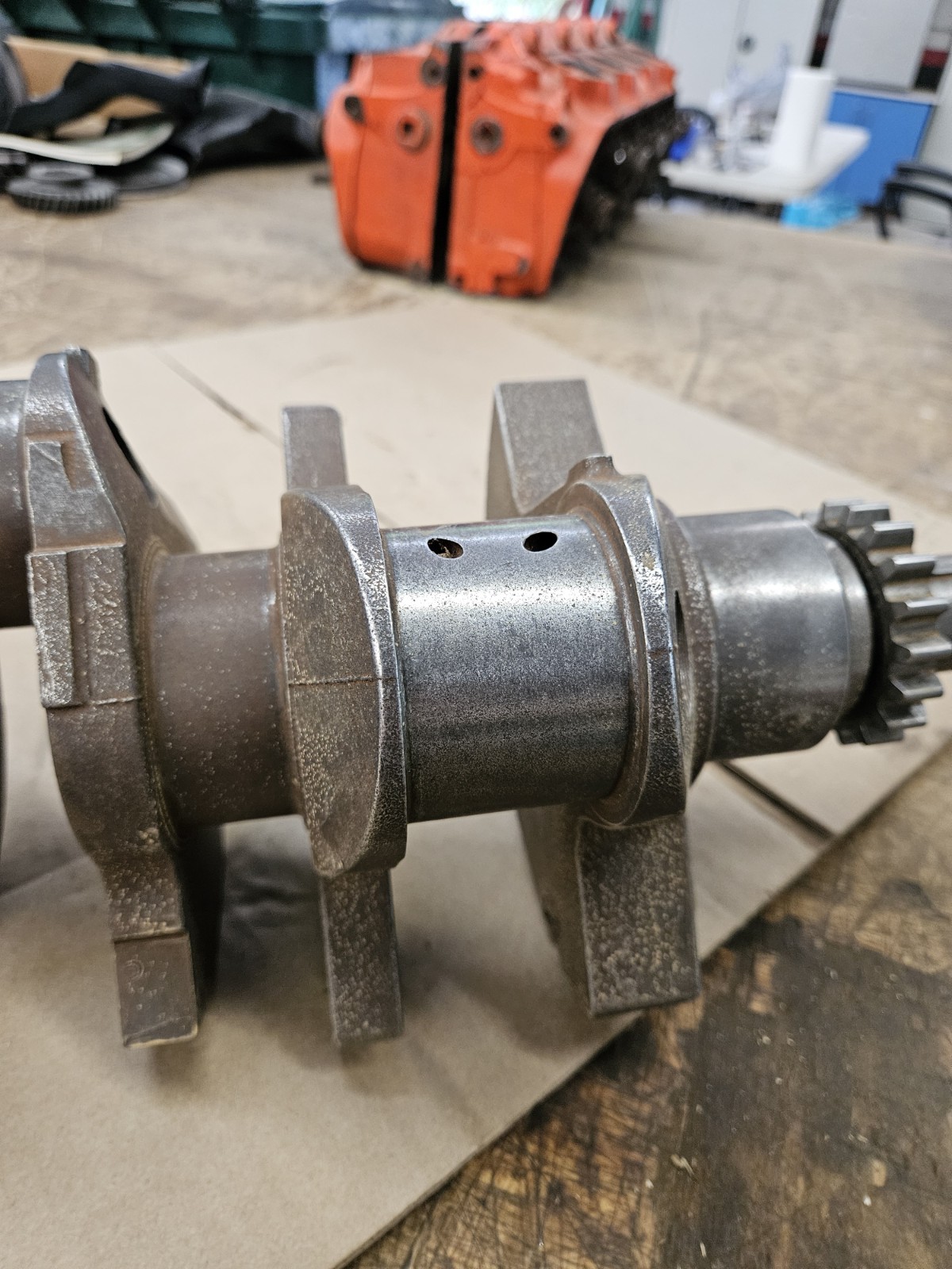 1969 1970 OEM Ford 428 CJ 1UB Cobra Jet Crankshaft 1UB Crank, STANDARD MAIN/ROD