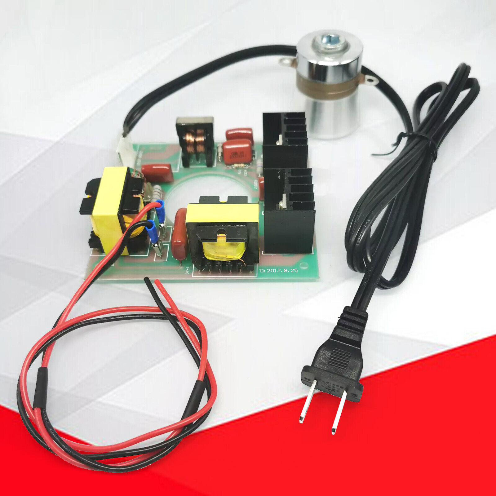 US Stock 110VAC 60W 40KHz Ultrasonic Cleaning Transducer Cleaner  Driver Board