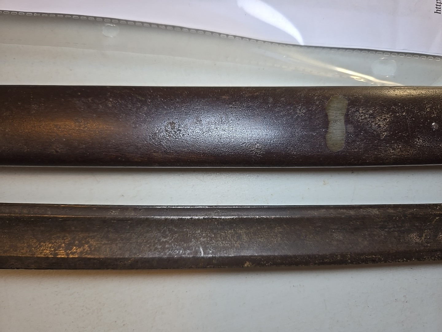 Civil War Model 1850 Foot Officers Sword with Scabbard, Used