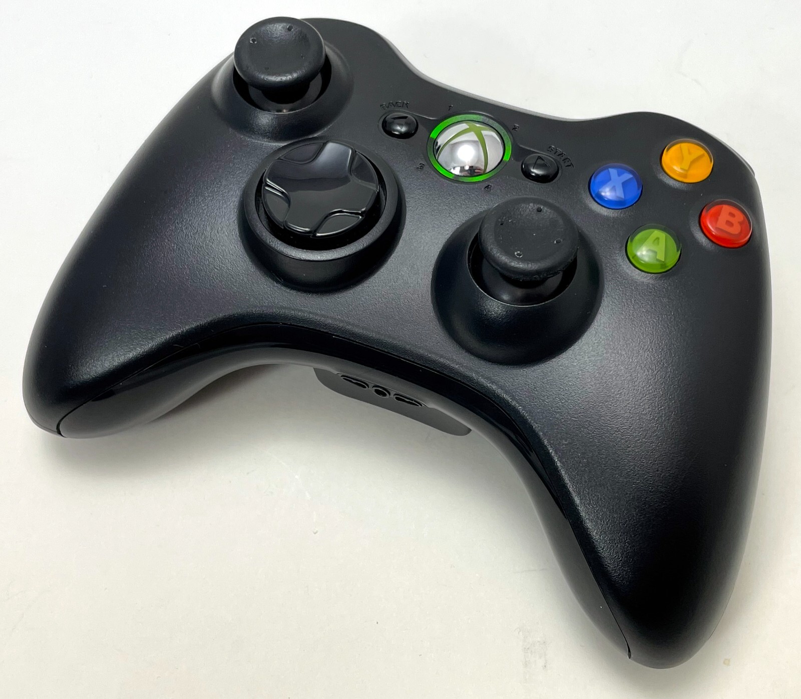 REFURBISHED OEM Microsoft Xbox 360 & PC Windows Black Wireless Controller 1403