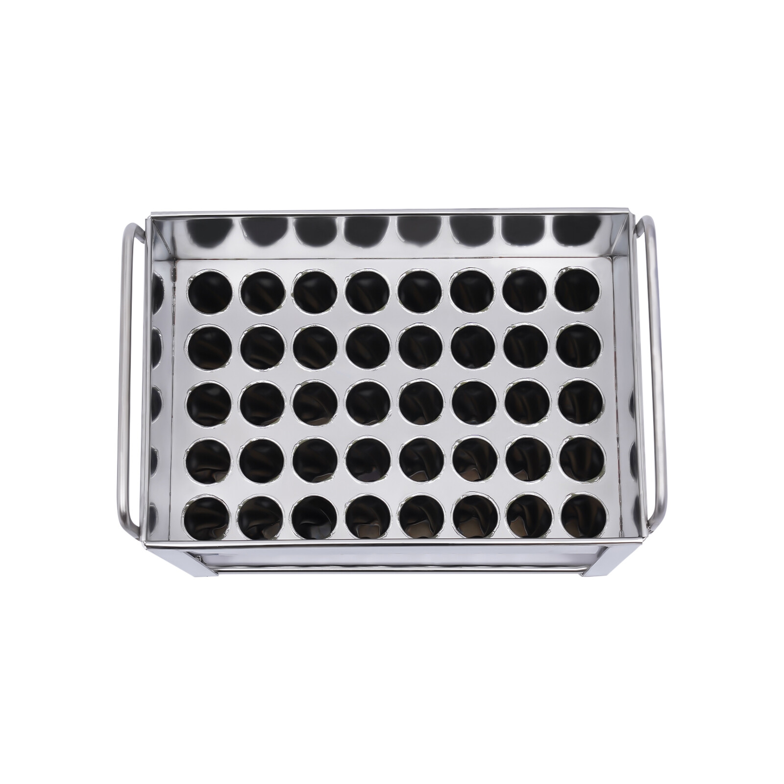 40pcs Commercial Stainless Steel Molds Ice Lolly Mold Ice Cream Stick Holder US