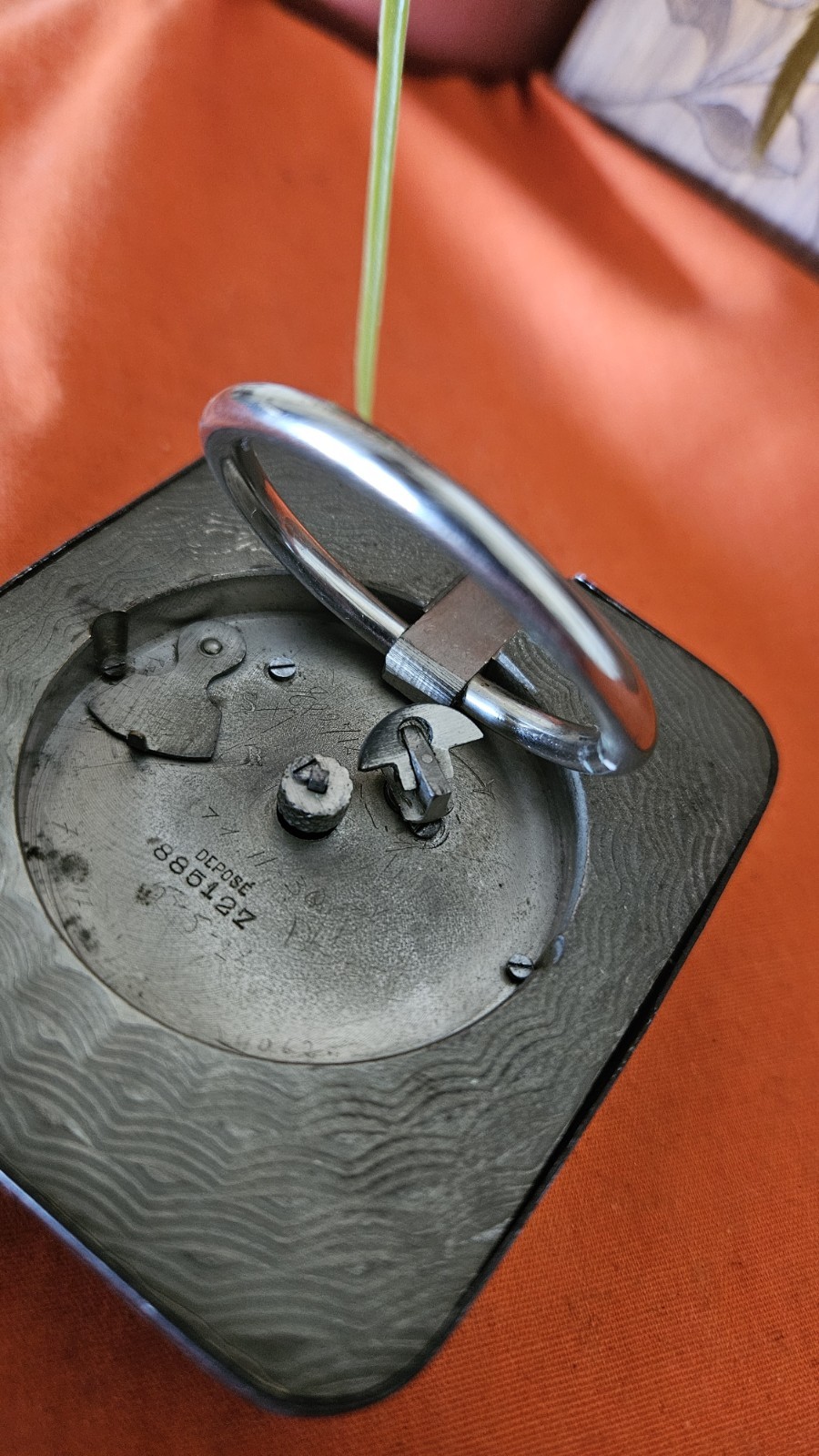 ANTIQUE PLOJOUX GENEVE Victorian, Swiss Desk Clock Working