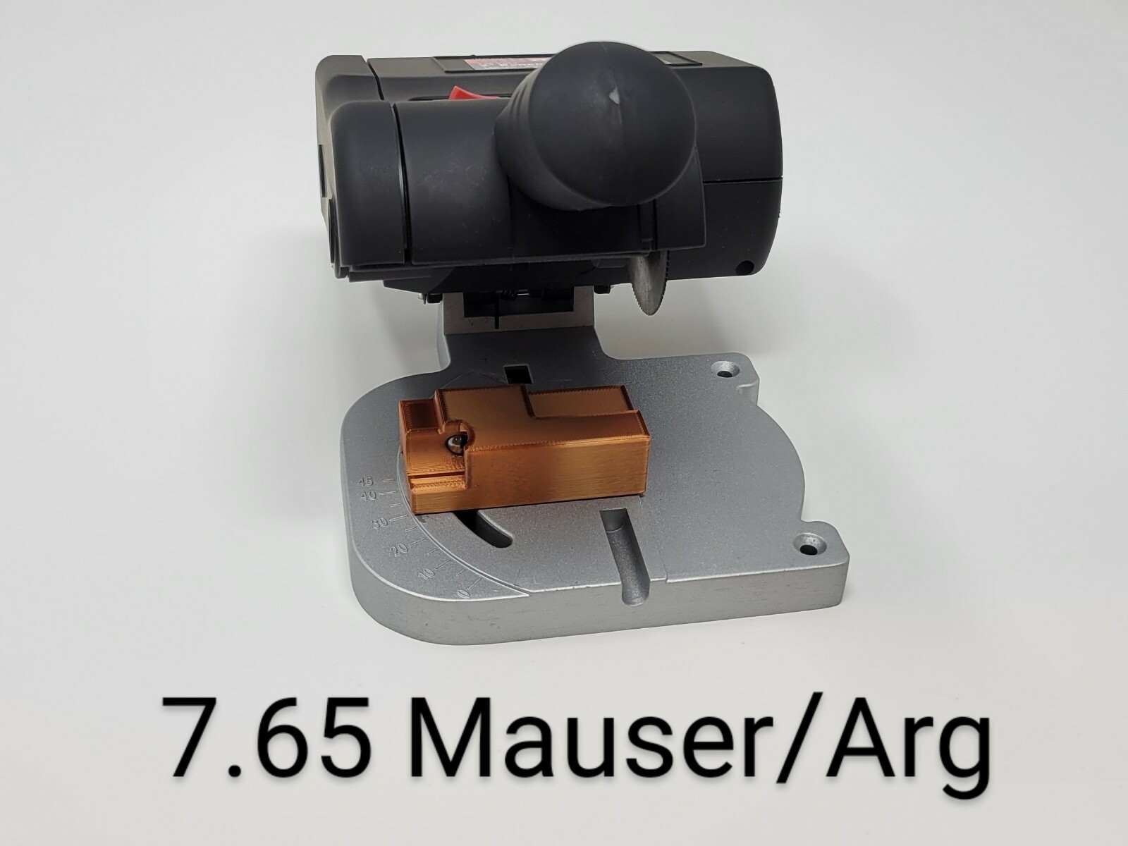 7.65x53 Mauser/Argentine Cut off Trimming Jig Auto-Ejecting Brass Case Trimmer