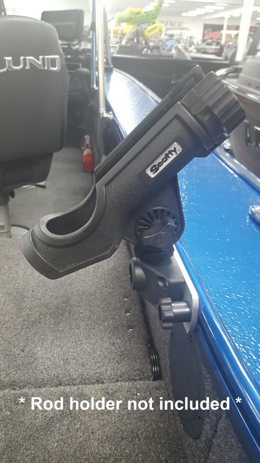 6pk Rod Holder Mount Bracket -Tracker Versatrack and Starcraft Boats