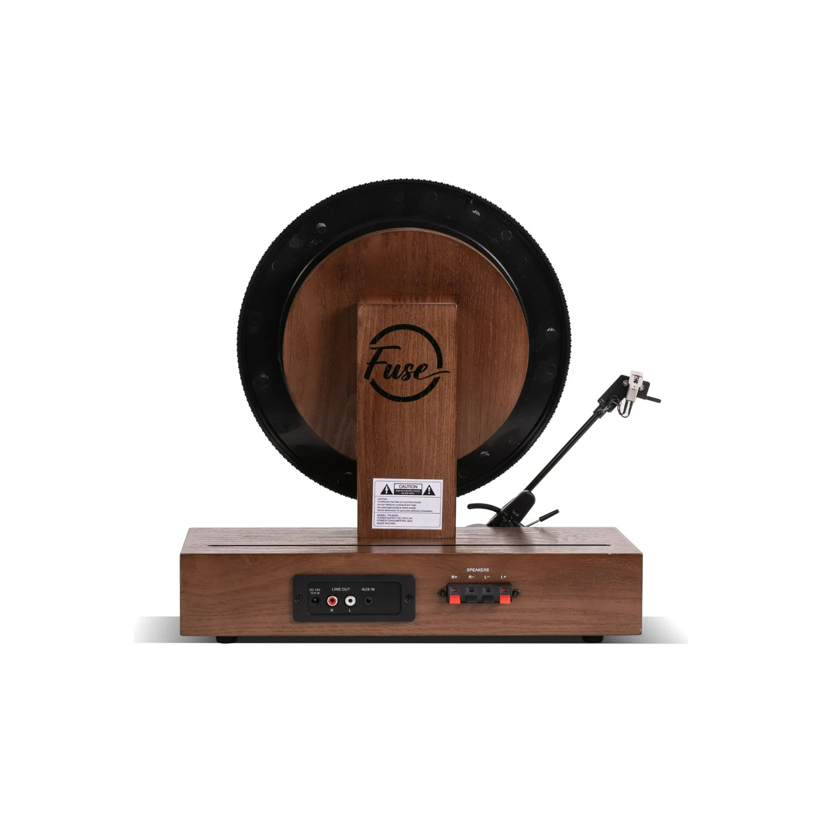Fuse Audio GLD Vertical Record Player with Speakers *NIB* Black Trim
