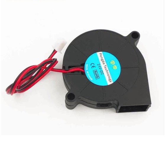 4pcs 5V 12V 24V DC 50mm Blow Radial Cooling Fan 5015 Blower For 3D Printer DIY