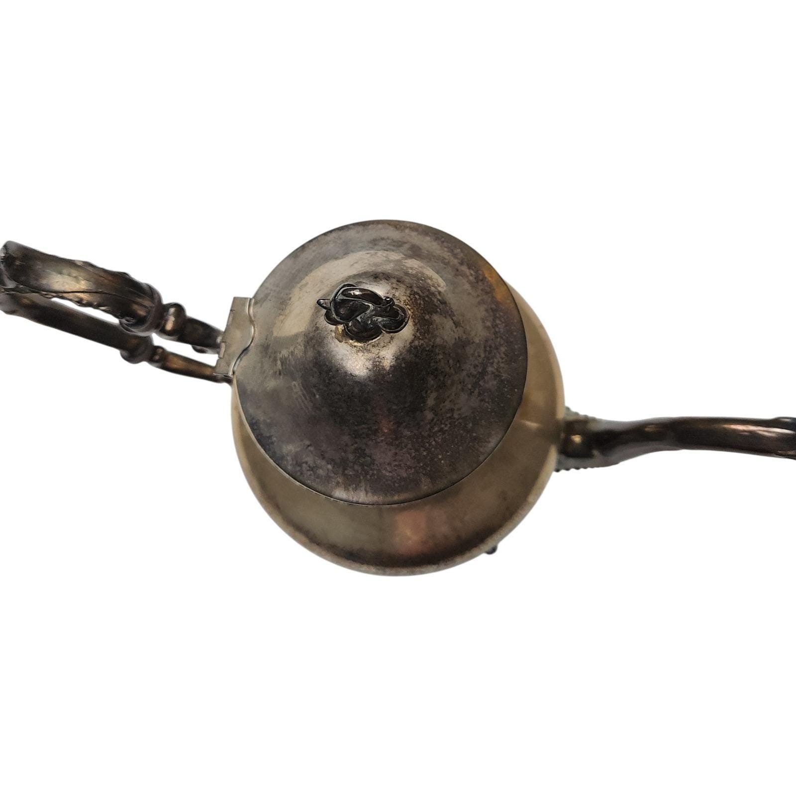 Birmingham Silver Company BSC Vintage Teapot Coffee Pot Silver on Copper