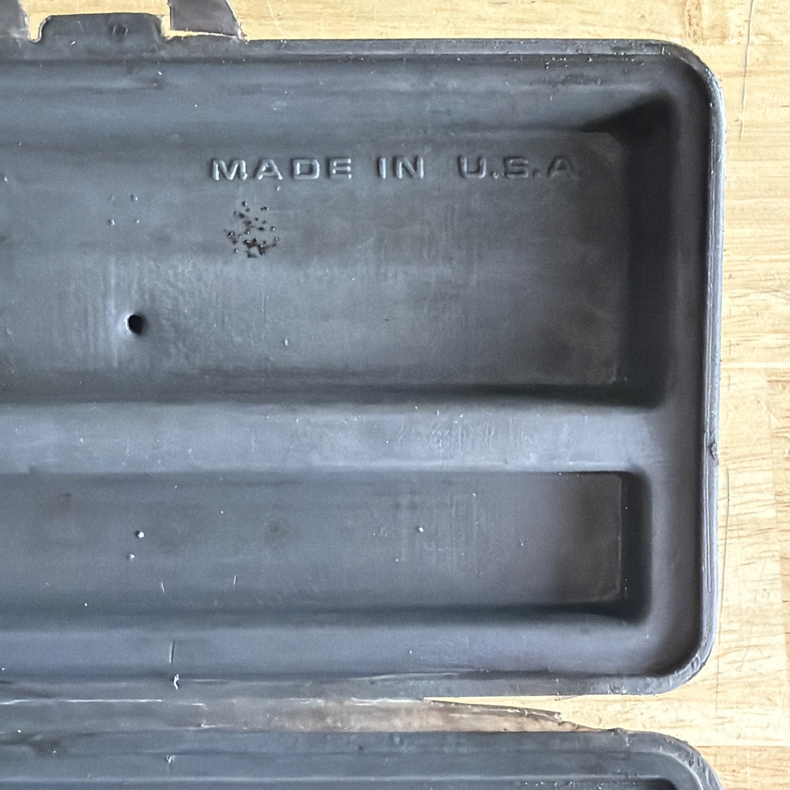 Craftsman Crown Logo Permanex CASE ONLY 1/4" Drive Socket Wrench Set USA READ!