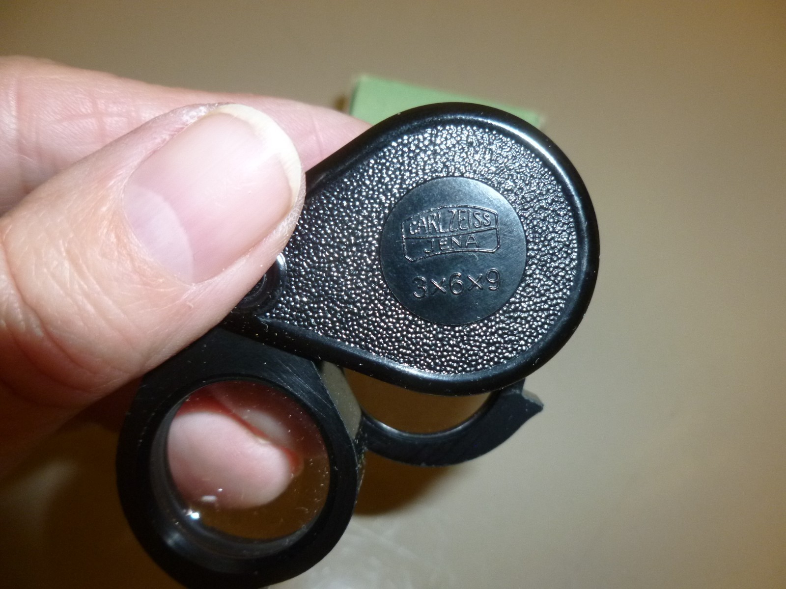 Vintage Carl ZIESS Jena 3x6x9 Jewelers Double Loupe magnifying NOS