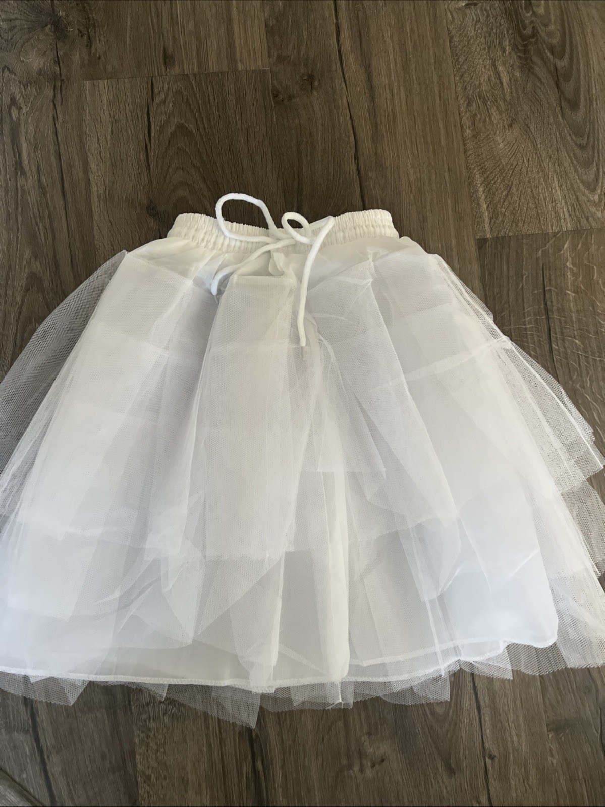 A Line White Petticoat Toddler Girls Underskirt Slips Crinoline Accessory
