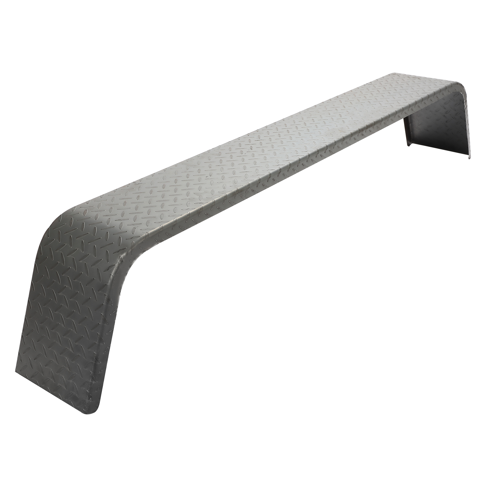 2 Steel Diamond Tread Plate Tandem Axle Trailer Fenders 10" x 72" x 13" Raw