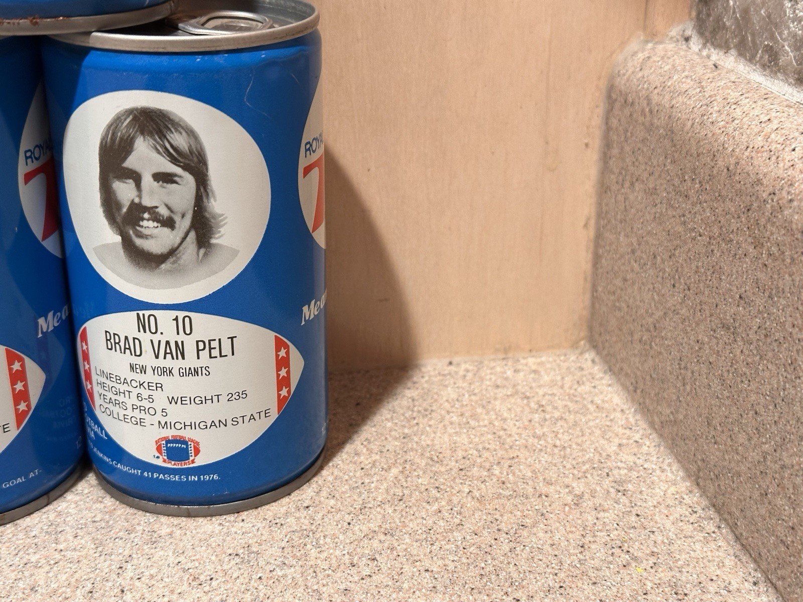 Vintage 1970's RC Royal Crown Cola NFL Football Cans - You Choose Player